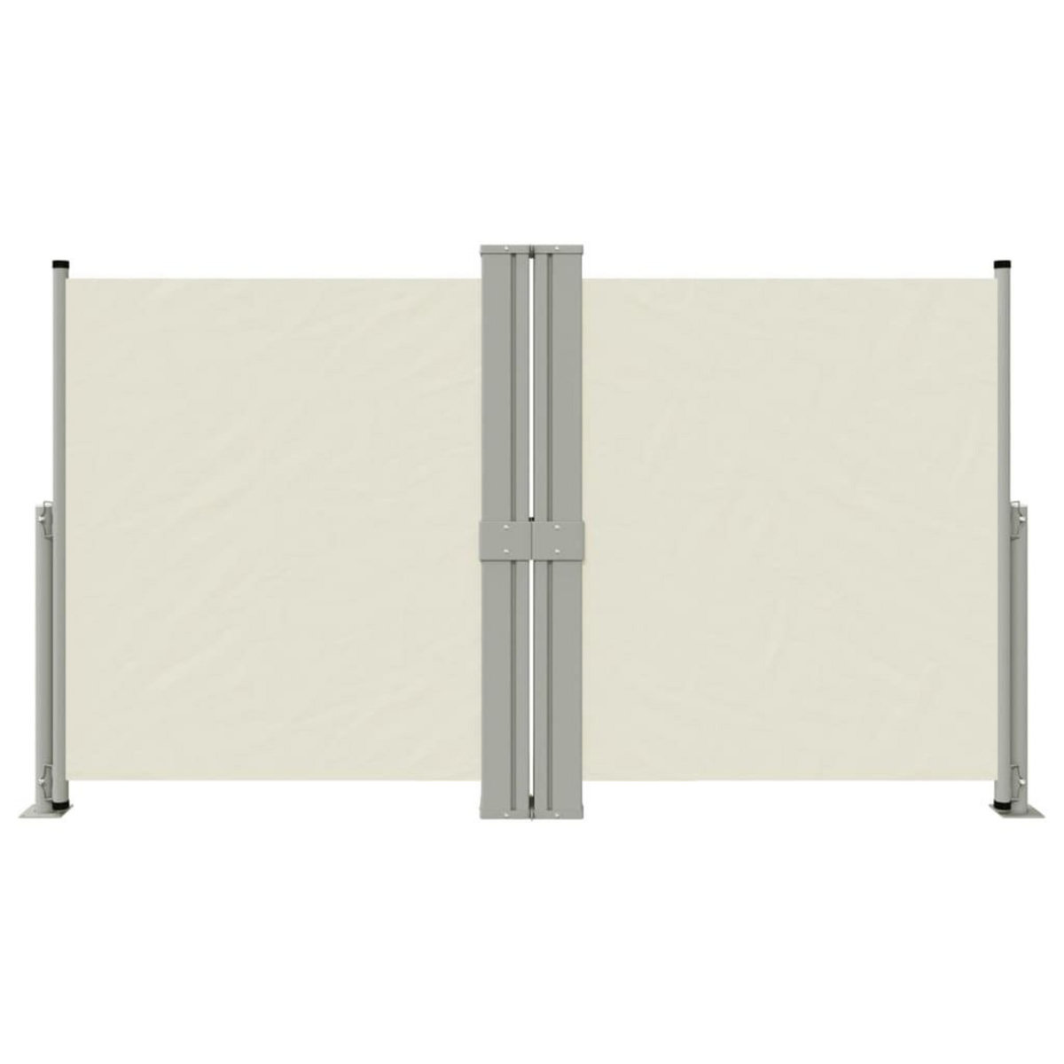 VIDAXL Auvent lateral retractable Creme 140x1200 cm