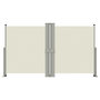 Voir la diapositive 3 : VIDAXL Auvent lateral retractable Creme 140x1200 cm