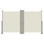 Voir la diapositive 3 : VIDAXL Auvent lateral retractable Creme 140x1200 cm