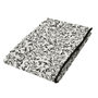 Voir la diapositive 1 : TOILINUX Nappe écrue avec lignes noires LINETTE - 140 x 240 cm
