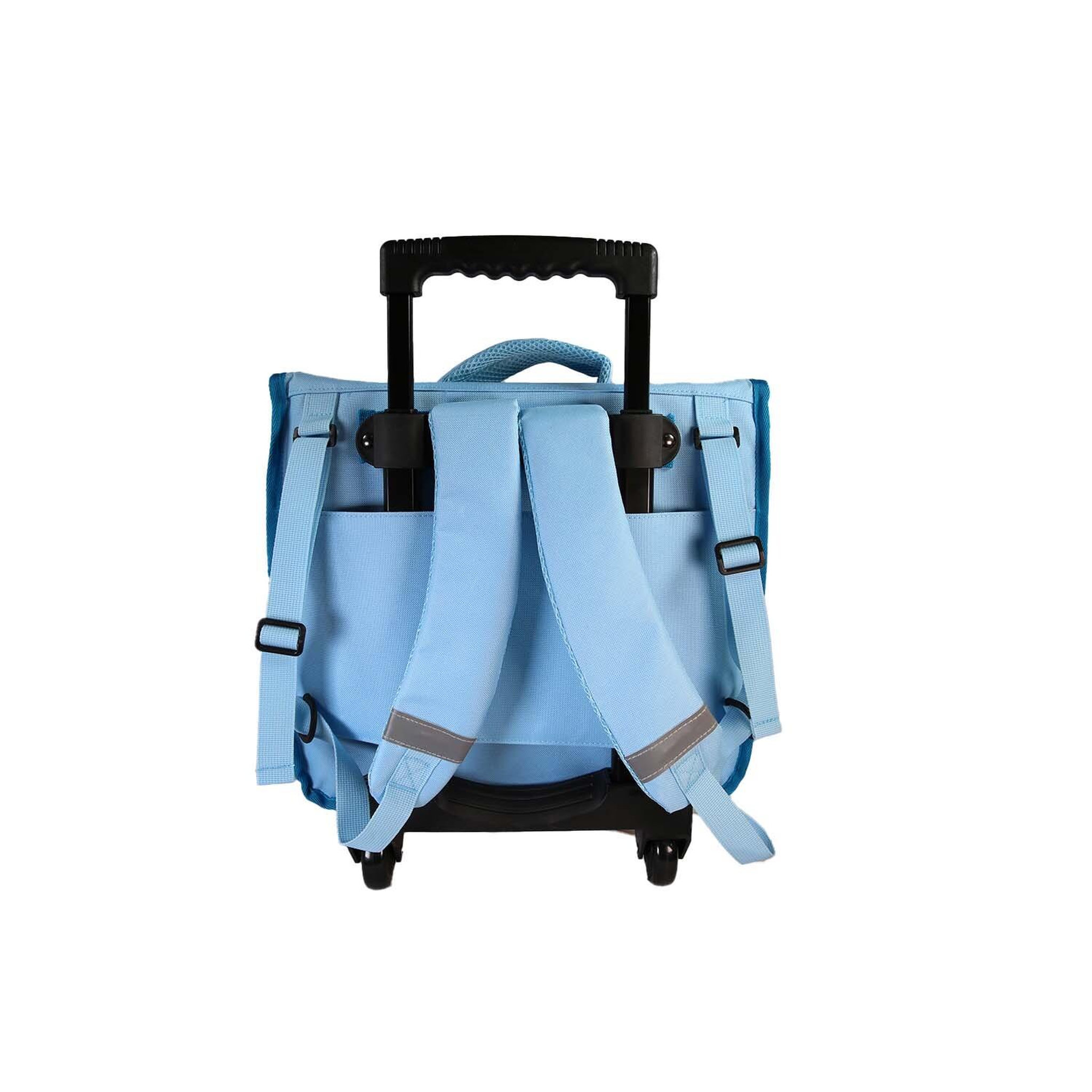 Voir la diapositive 4 : Bagtrotter Cybel - Cartable Scolaire à Roulettes 38 cm primaire - Licorne - Bleu/Rose - Fille - 2 Compartiments