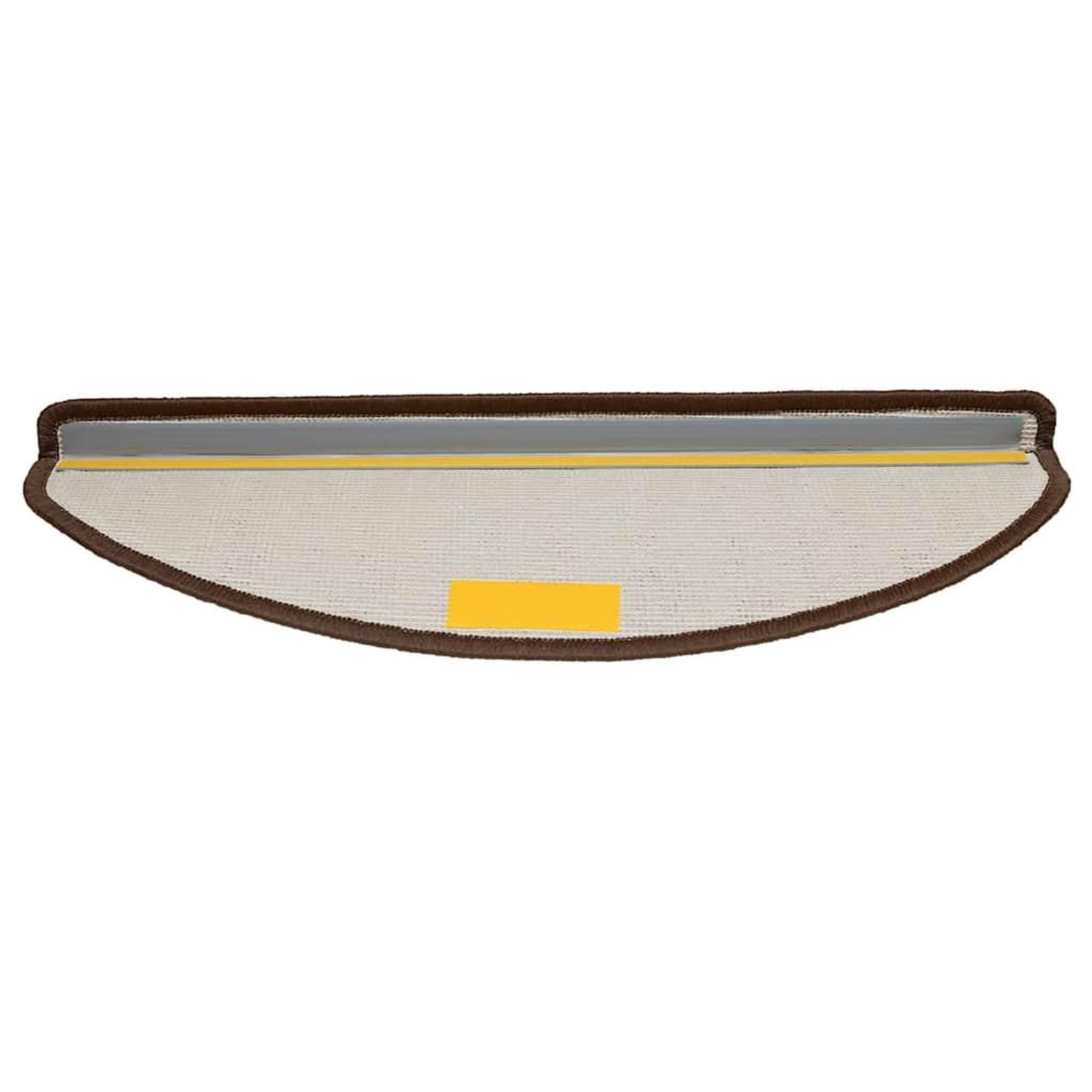 Voir la diapositive 4 : VIDAXL Tapis d'escalier 20 pcs marron 65x21x4 cm