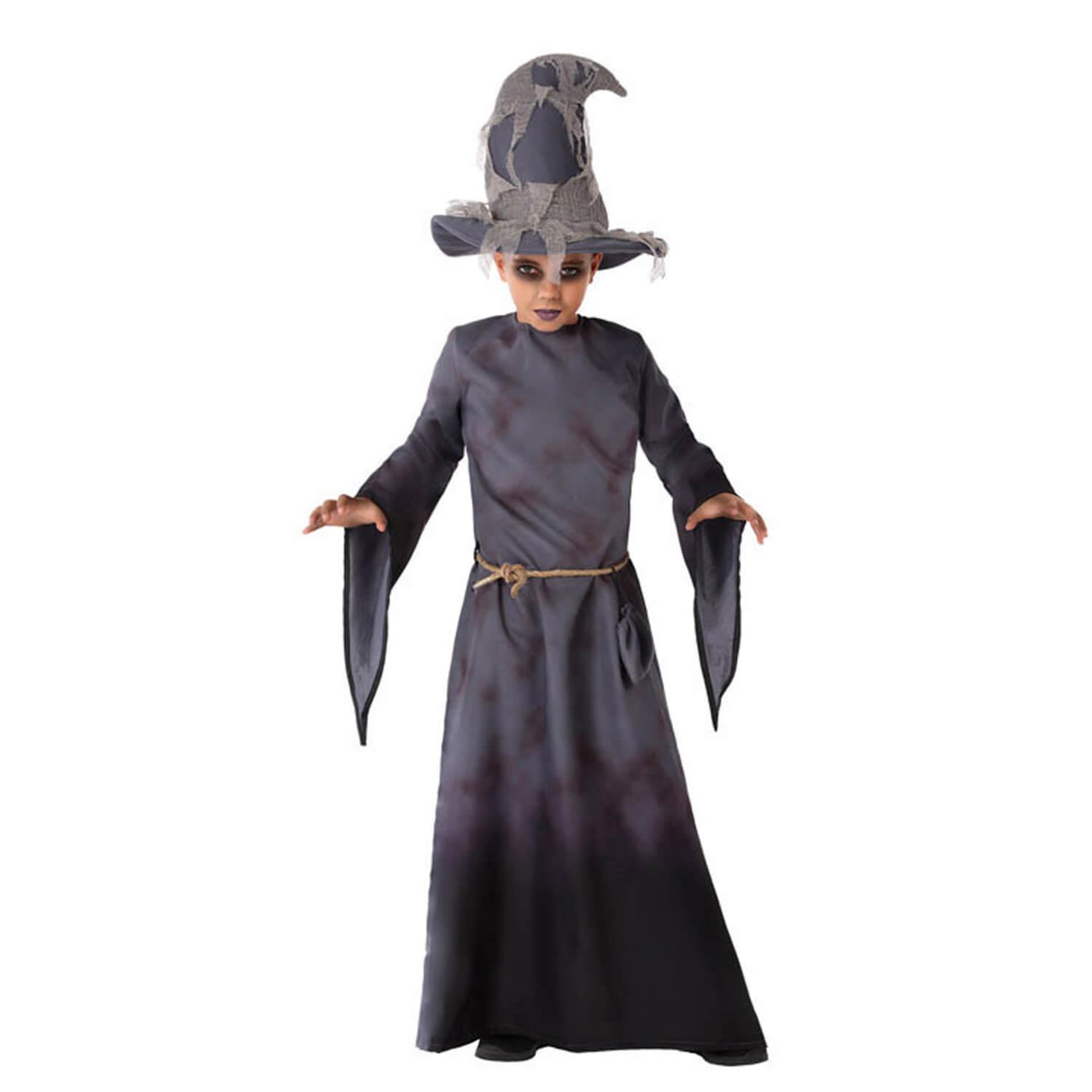 Voir la diapositive 1 : ATOSA Déguisement de sorcier - Enfant - 7/9 ans (122 à 134 cm)