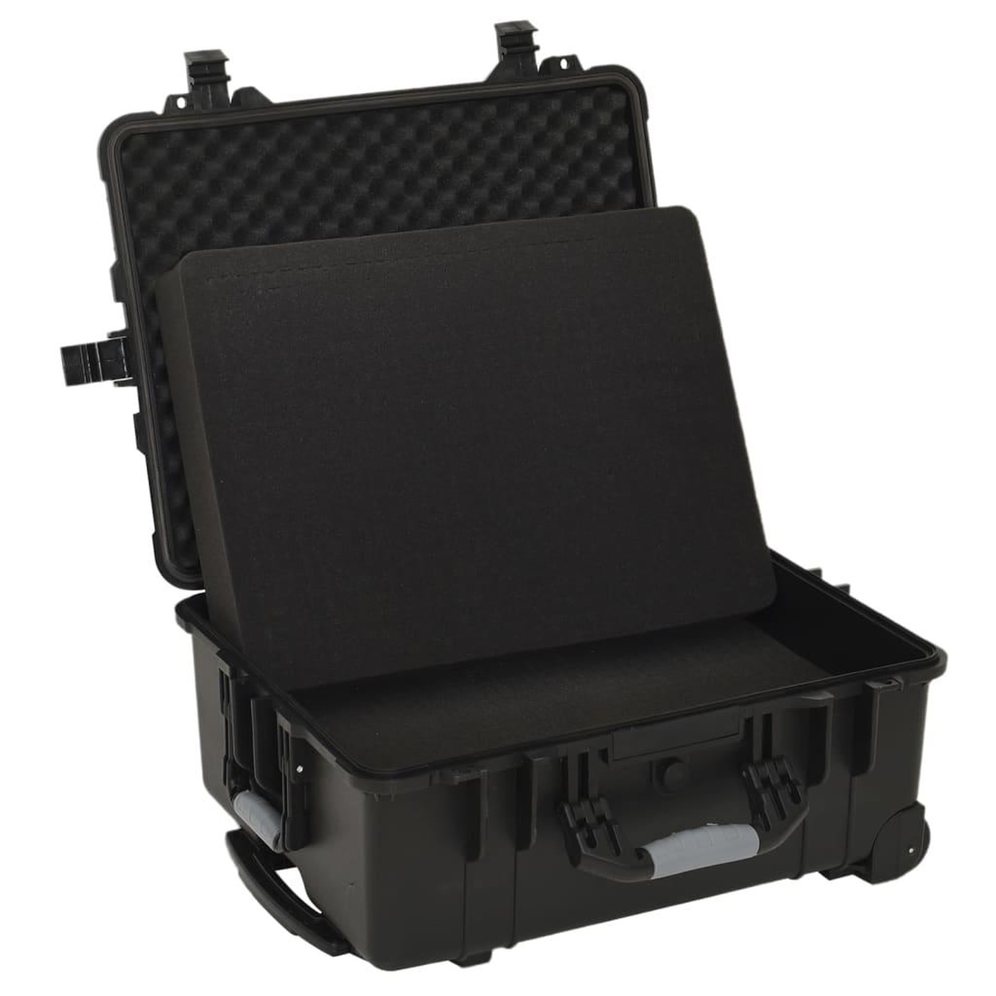 Voir la diapositive 4 : VIDAXL Valise de vol a roulettes Noir 58x45x27 cm PP