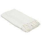 Paris Prix Jeté de Canapé  Gaufré  130x160cm Ivoire