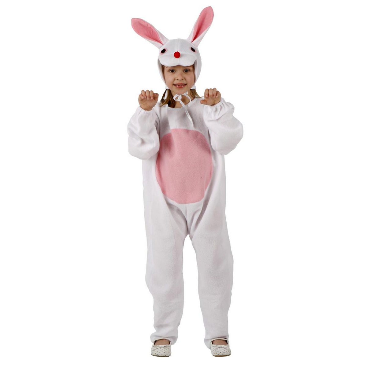 ATOSA Déguisement De Petit Lapin Blanc - Enfant - 7/9 ans (122 à 134 cm)
