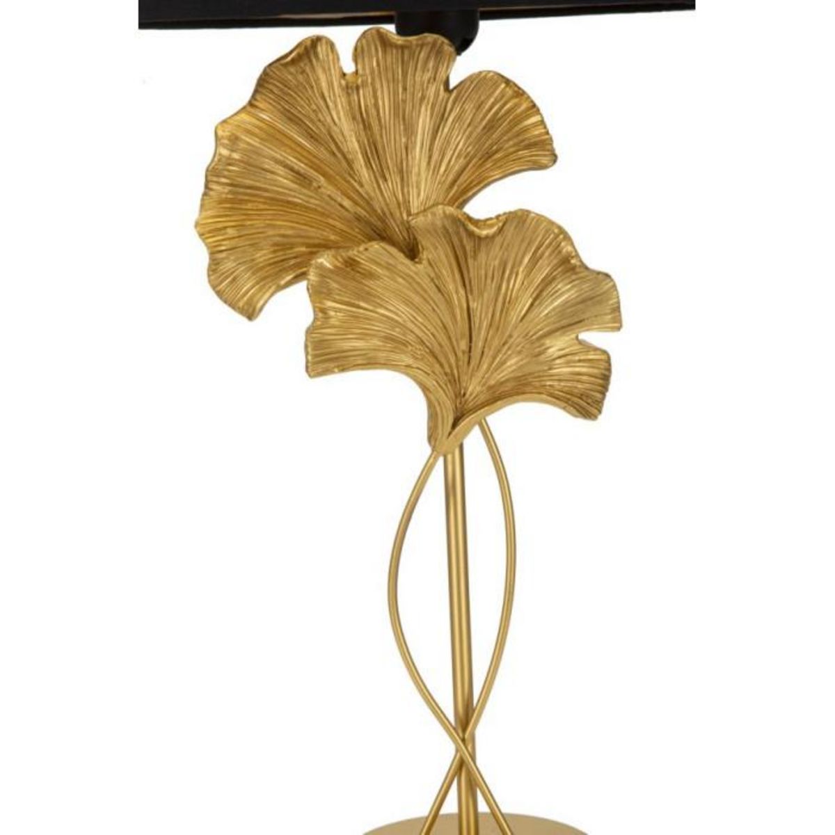 Paris Prix Lampe à Poser Design  Flow  63cm Or & Noir