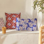 Voir la diapositive 5 : ATMOSPHERA Housse de Coussin Extérieur  Falla  30x50cm Bleu Indigo