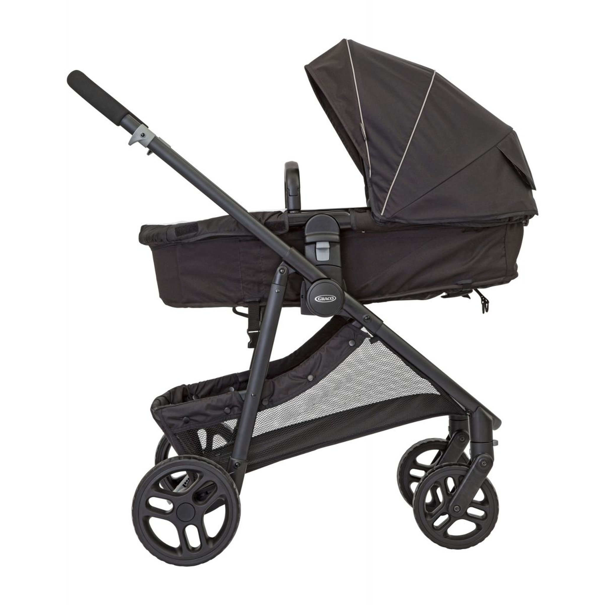Voir la diapositive 3 : GRACO Poussette 2 en 1 landau TRANSFORM avec protection pluie