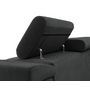 Voir la diapositive 5 : BEST MOBILIER Pablo - canapé droit 2 places avec têtières ajustables - en velours