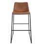 Voir la diapositive 3 : Paris Prix Lot de 2 Tabourets de Bar  Indus  93cm Marron