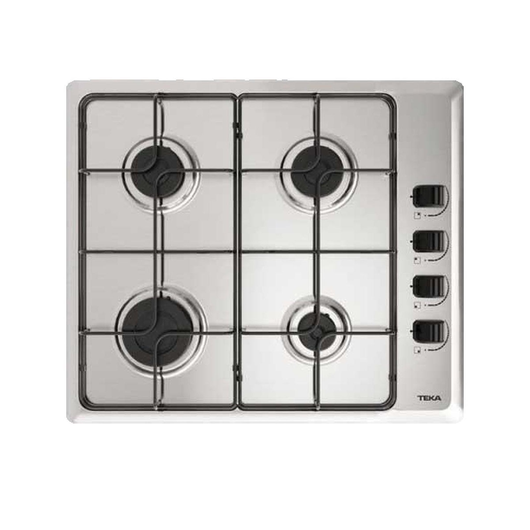 TEKA Plaque de cuisson gaz hlx 640 kln acier inoxydable 60 cm