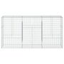 Voir la diapositive 3 : VIDAXL Panier gabion avec couvercle 300x50x150 cm fer galvanise