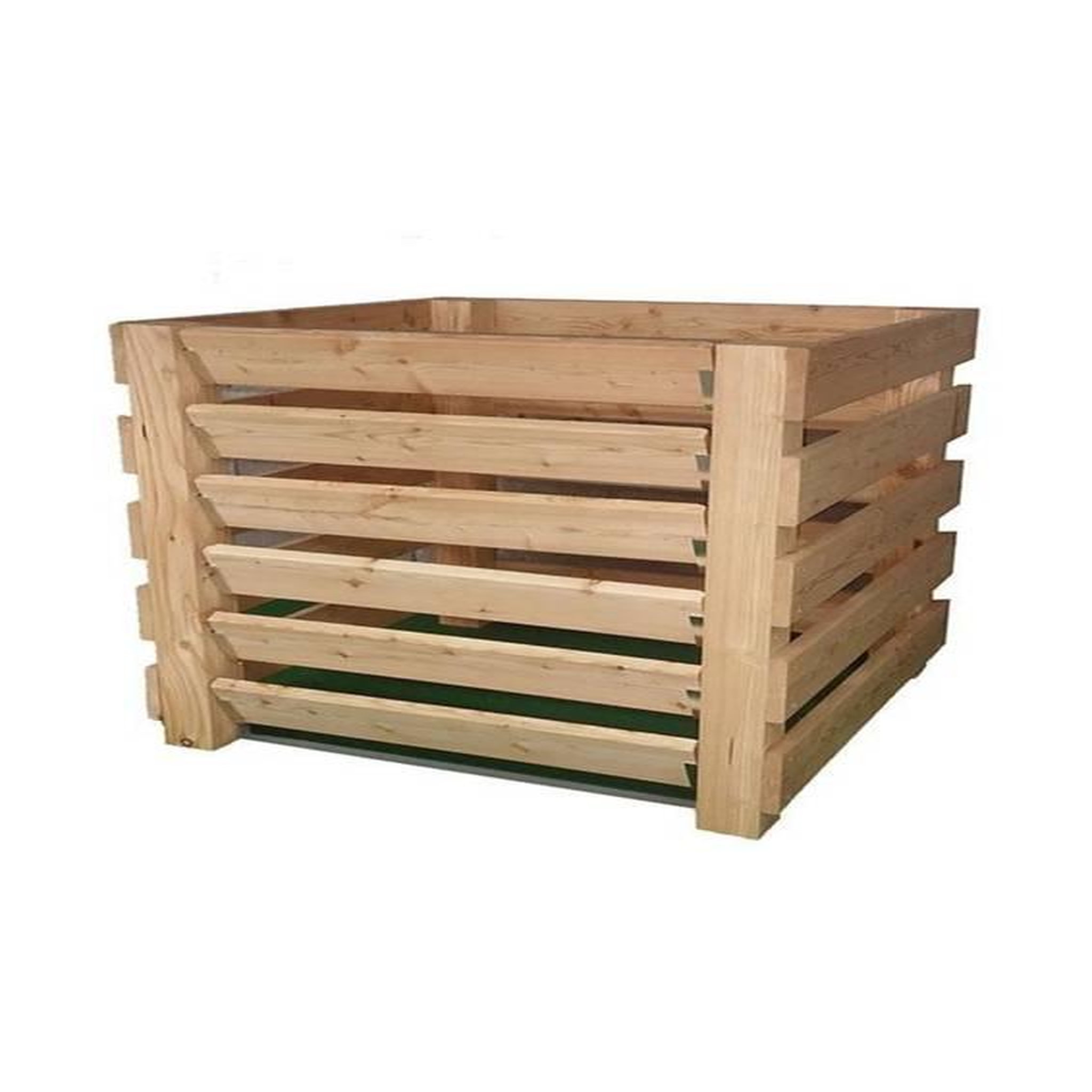 CENTRALE BRICO Composteur Royal en mélèze - 950 x 950 x 900