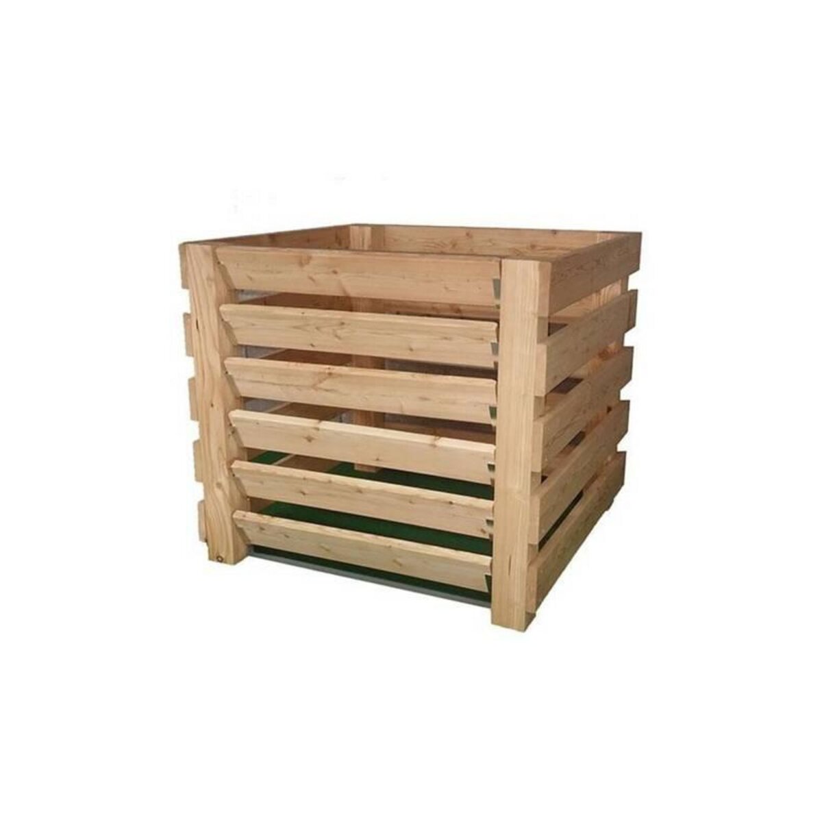 CENTRALE BRICO Composteur Royal en mélèze - 950 x 950 x 900