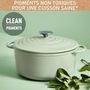 Voir la diapositive 5 : TEFAL Faitout Fonte LOV Faitout 25cm vert