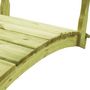 Voir la diapositive 4 : VIDAXL Pont de jardin avec balustrade 170x74x105 cm Pin impregne