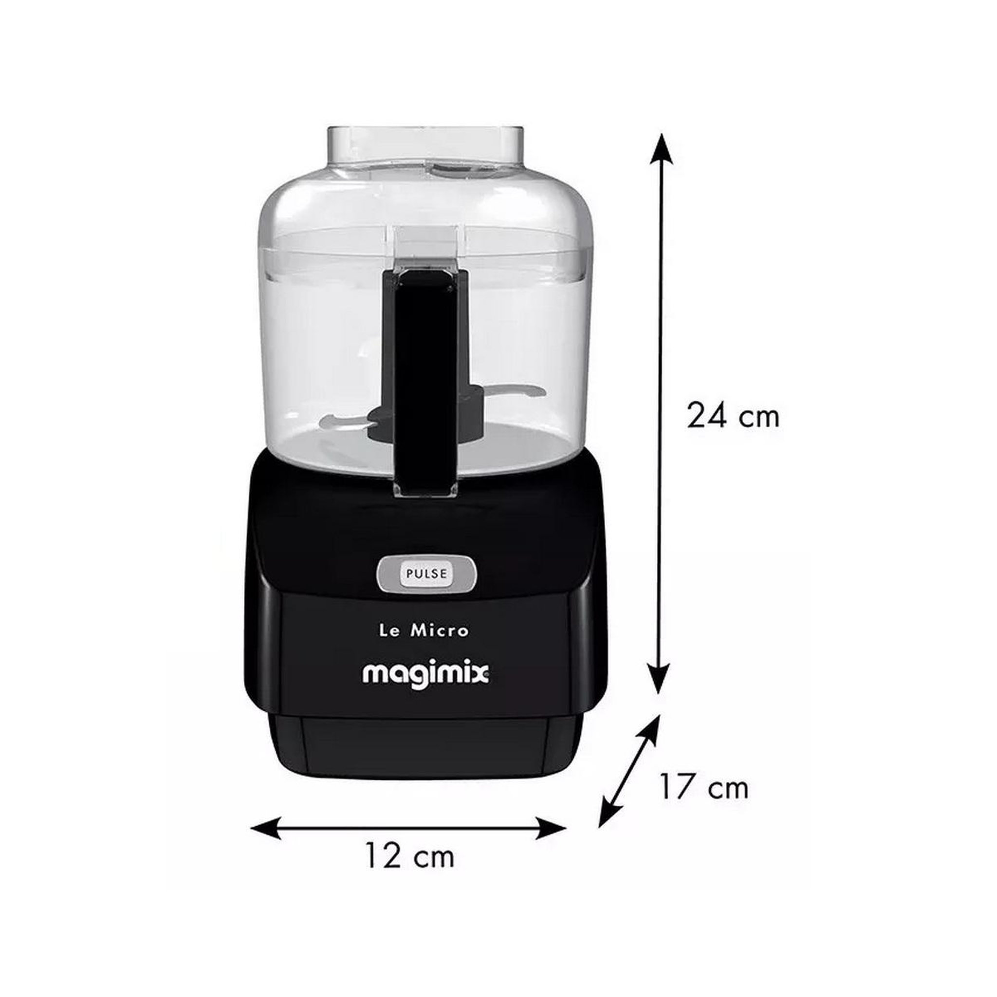 Voir la diapositive 2 : MAGIMIX Mini-hachoir 0.8l 290w noir - 18113F