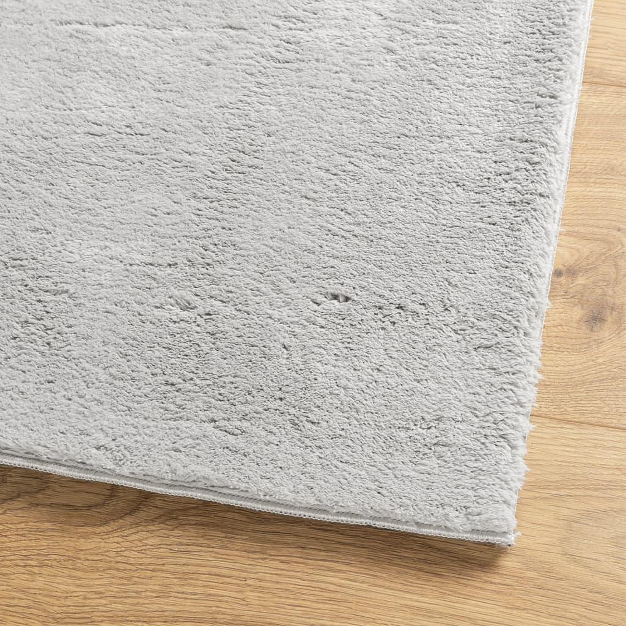 Voir la diapositive 4 : VIDAXL Tapis HUARTE a poils courts doux et lavable gris 240x240 cm