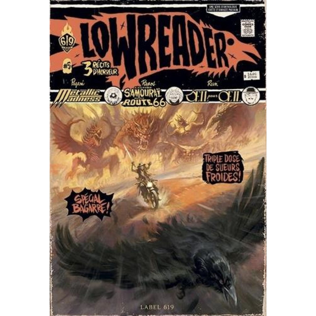 LOWREADER TOME 5 : 3 RECITS D'HORREUR, RUN