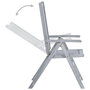 Voir la diapositive 5 : VIDAXL Chaises inclinables de jardin lot de 6 et coussins Bois acacia