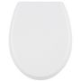 Voir la diapositive 2 : tectake Siège Wc pour des sièges de toilettes standard à motif blanc
