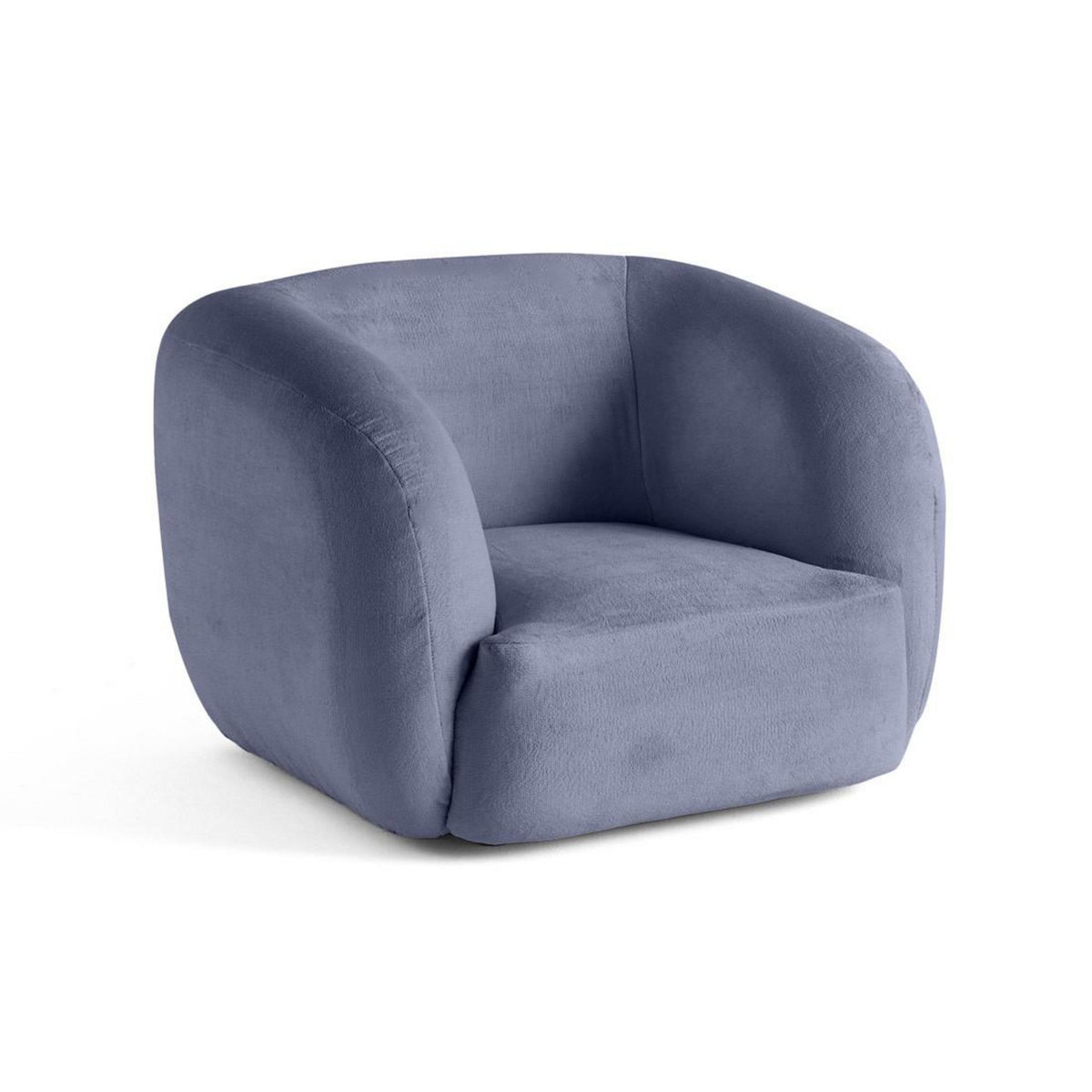 LISA DESIGN Ernee - fauteuil cocon - en velours