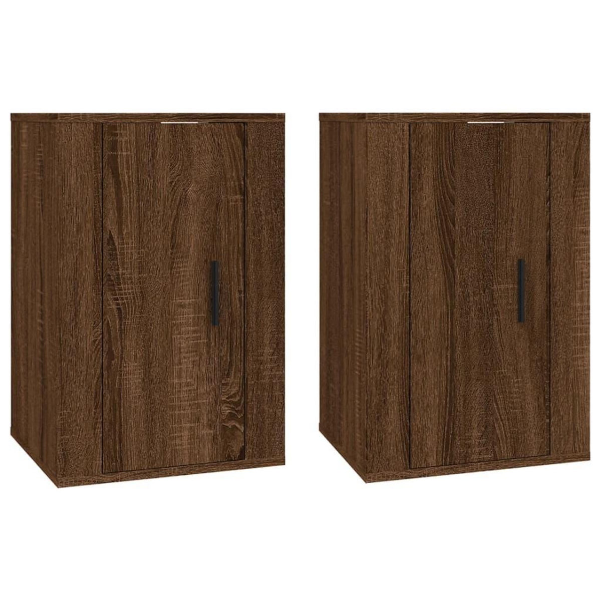 VIDAXL Meubles TV muraux 2 pcs Chene marron 40x34,5x60 cm
