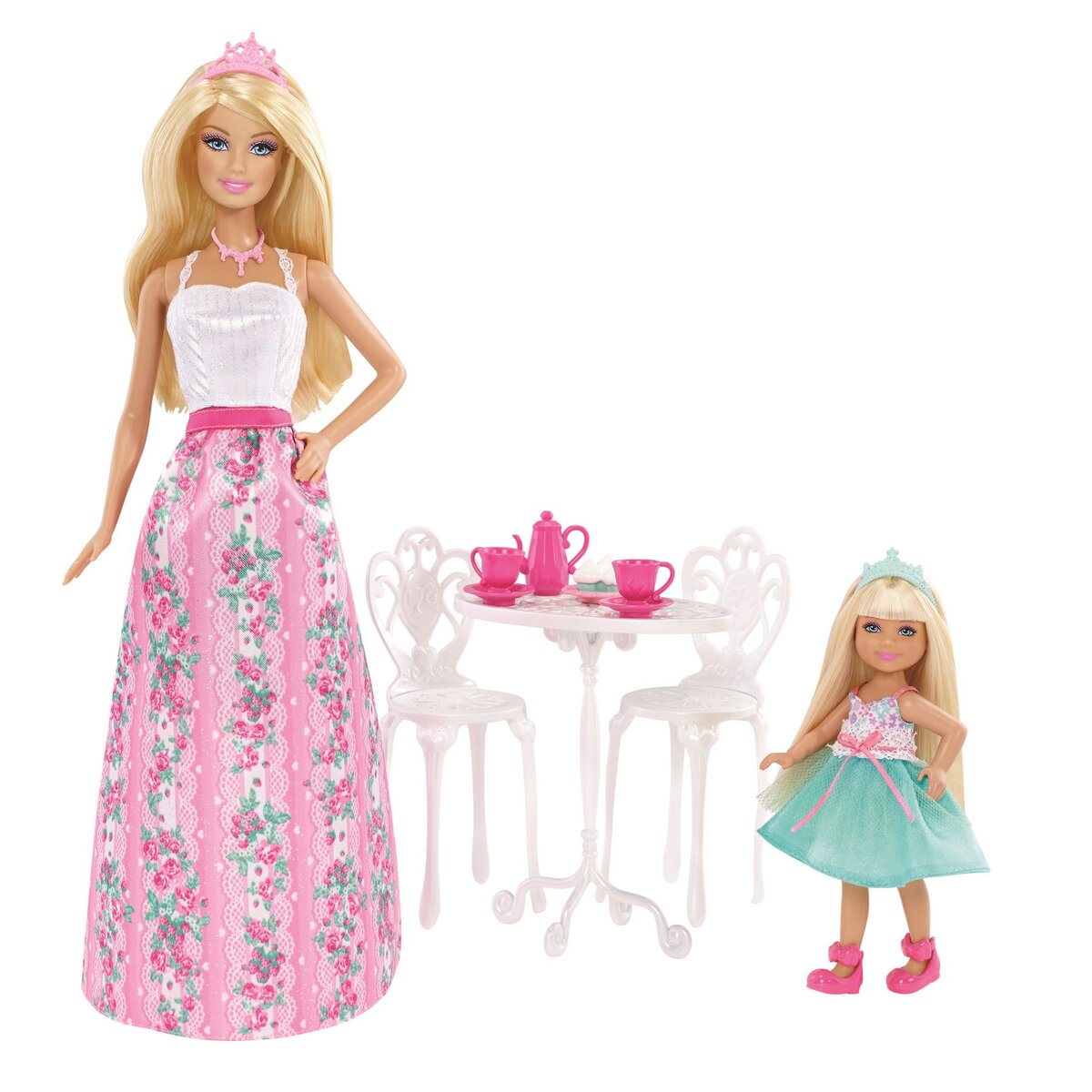 MATTEL Princesses Barbie et Chelsea