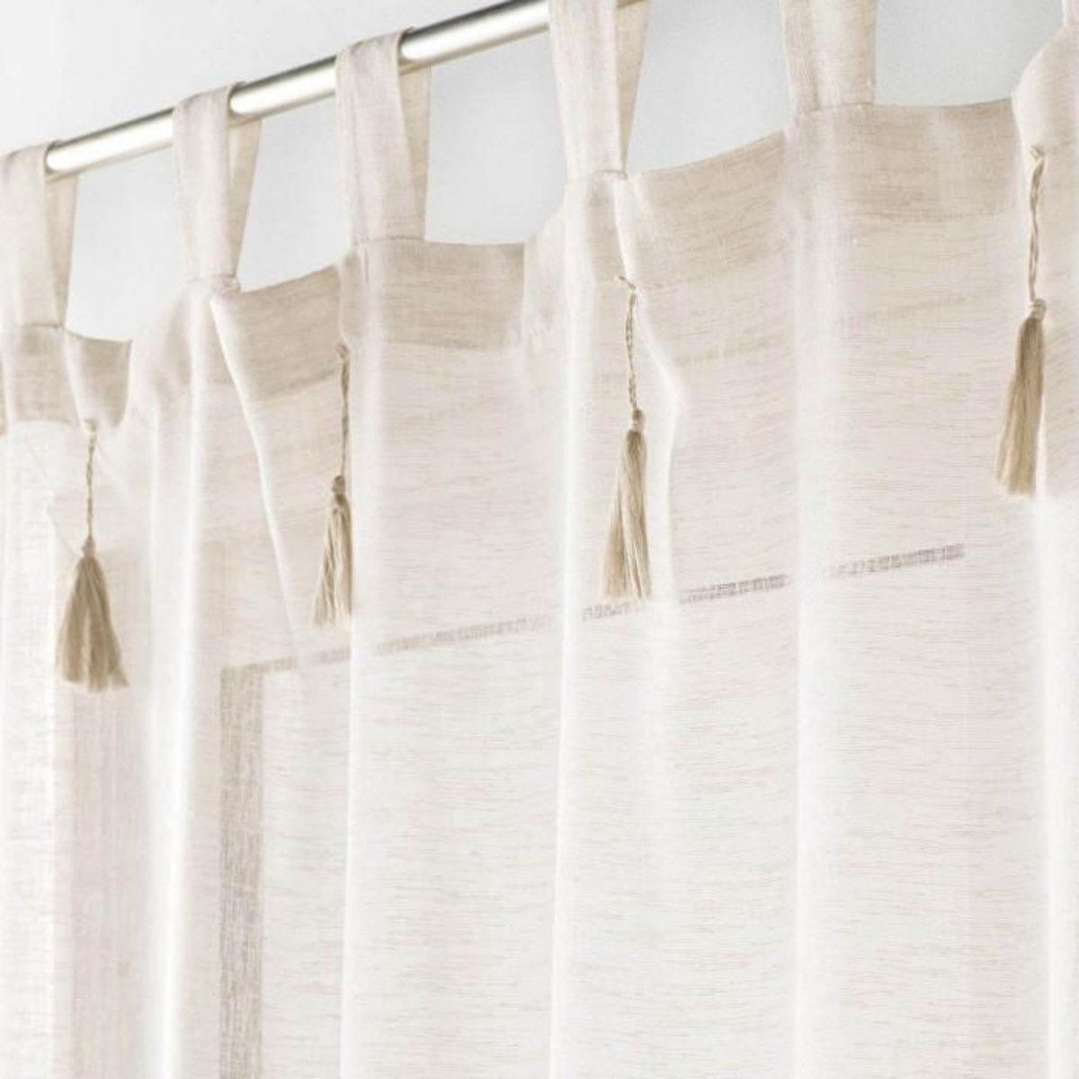 Paris Prix Rideau Voilage à Passants  Dalia  140x240cm Lin