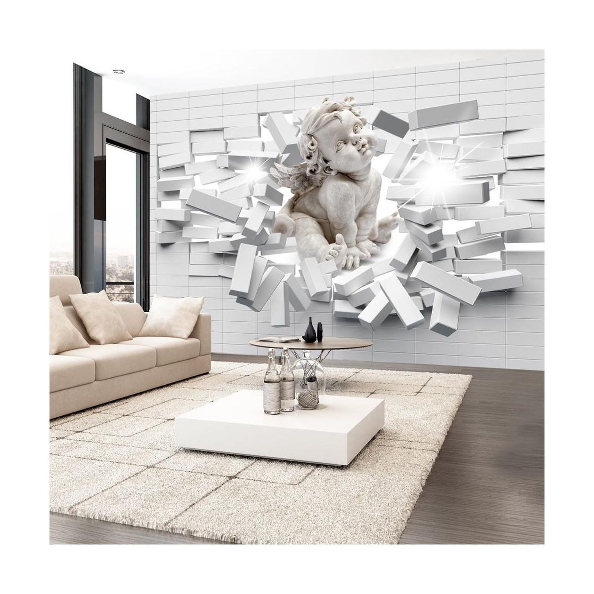 Paris Prix Papier peint  modern cherub. Coloris disponibles : Multicolore