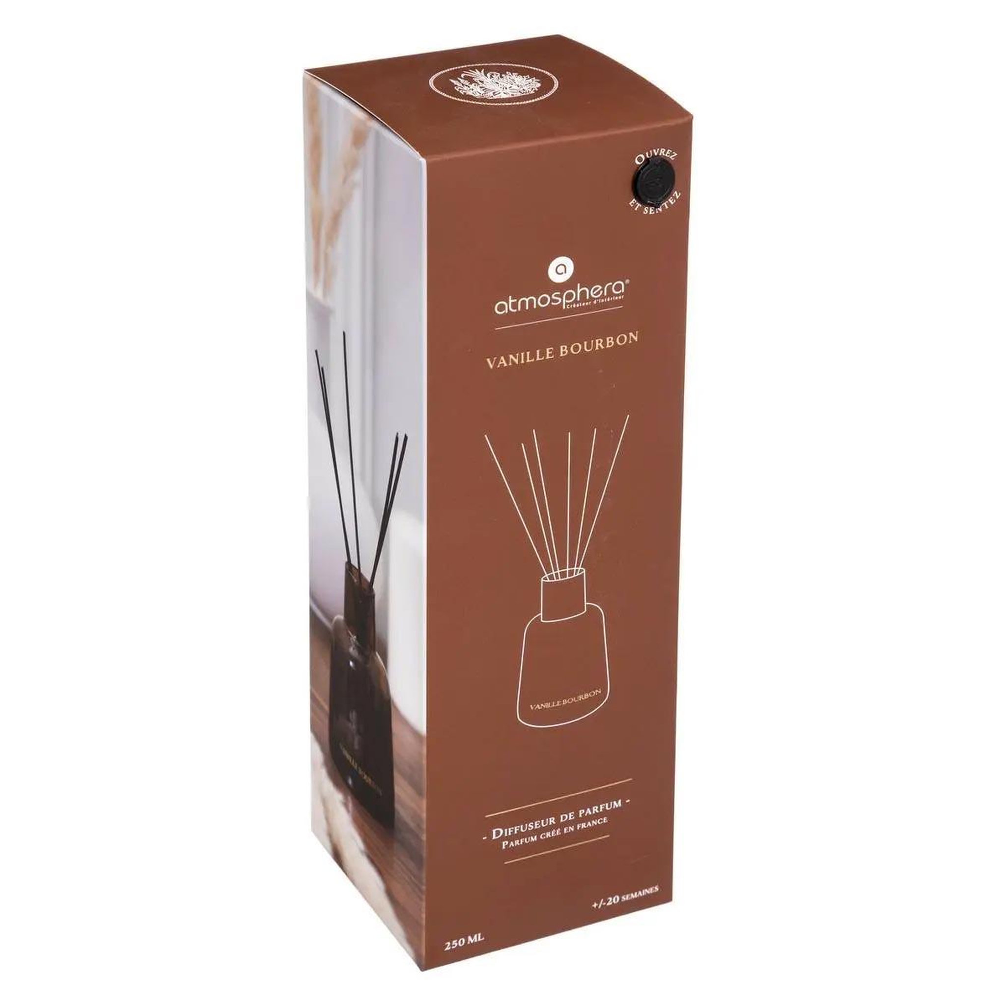 Voir la diapositive 2 : COMPTOIR DE LA BOUGIE Diffuseur de Parfum  Bili  250ml Vanille Bourbon