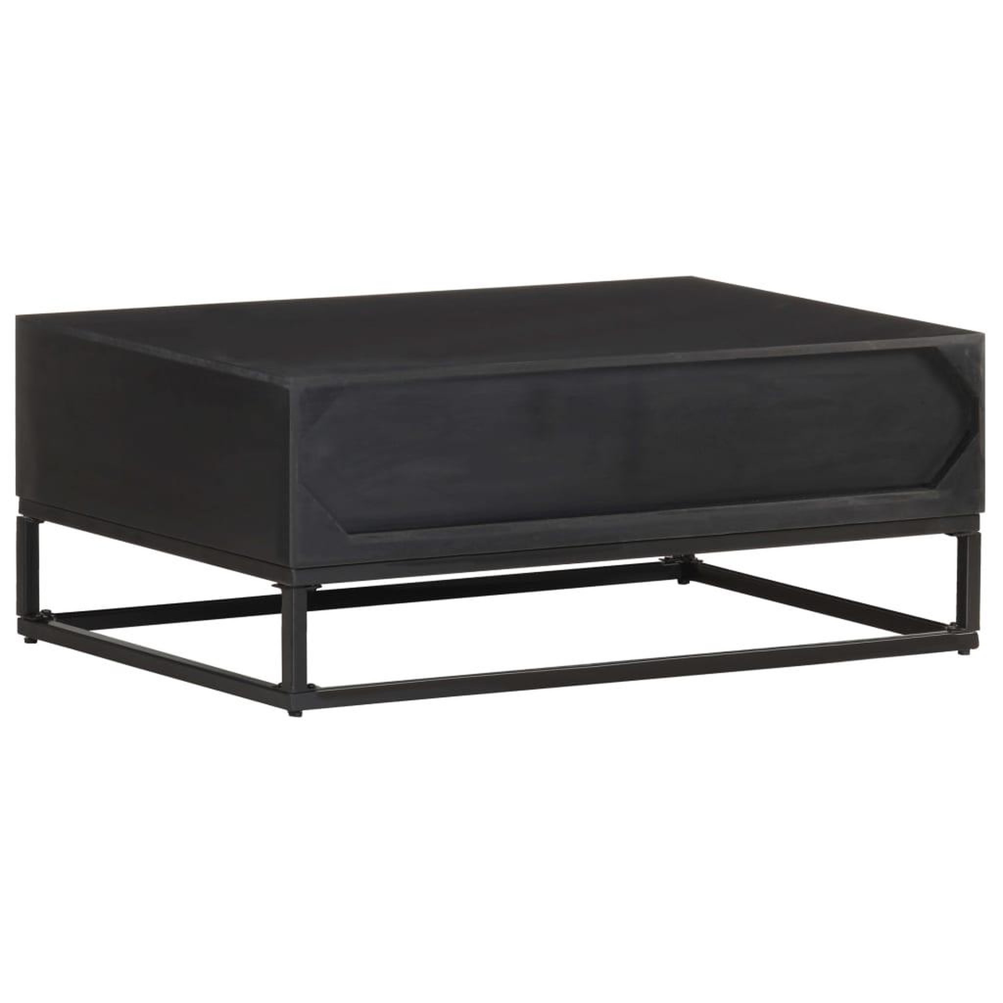 Voir la diapositive 4 : VIDAXL Table basse 90x60x35 cm bois de manguier massif