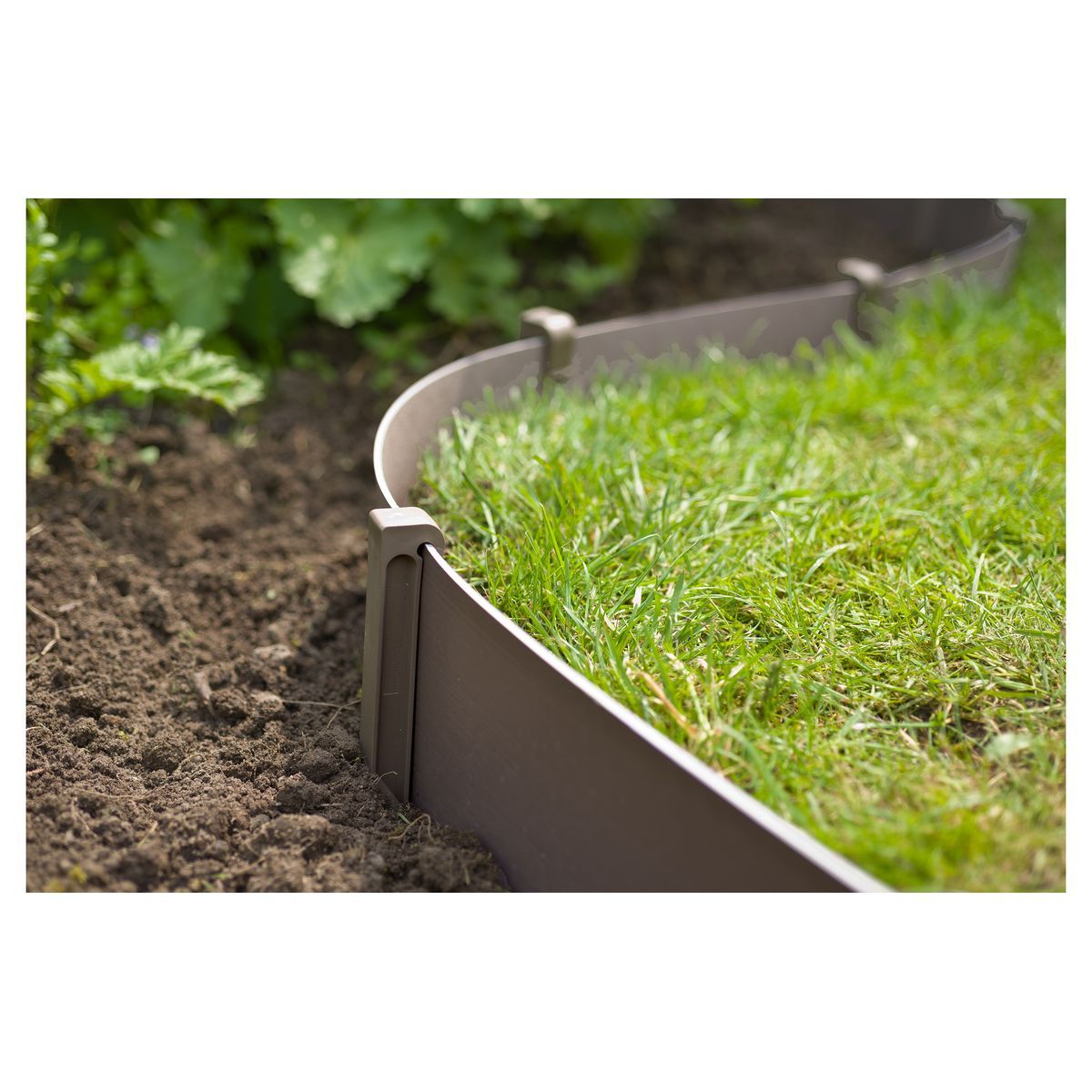 Nature Ancres pour bordure de jardin - PP, taupe  x10