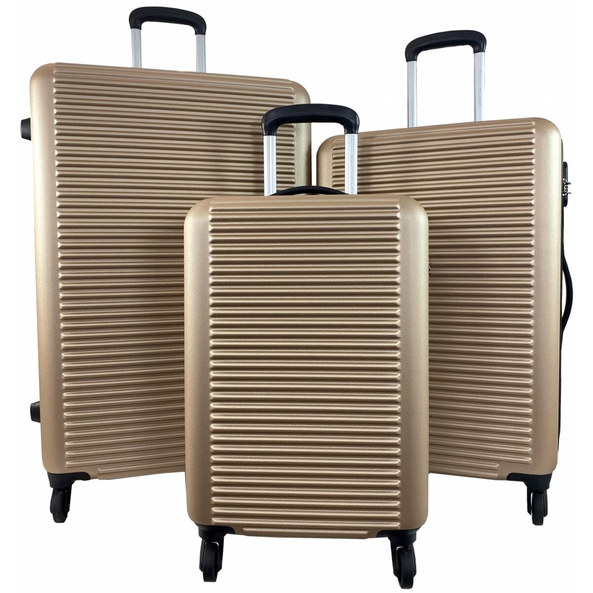 David Jones Lot 3 Valises Rigides Extensibles dont une Cabine David Jones