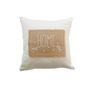 Voir la diapositive 1 : DECOSTARS Coussin déhoussable 40x40 cm Héritage naturel