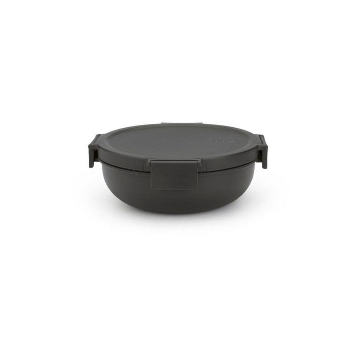 BRABANTIA Conservation des aliments Brabantia Make & Take Boîte a salade Ronde, 1.3L Dark Grey