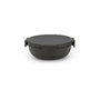 Voir la diapositive 1 : BRABANTIA Conservation des aliments Brabantia Make & Take Boîte a salade Ronde, 1.3L Dark Grey