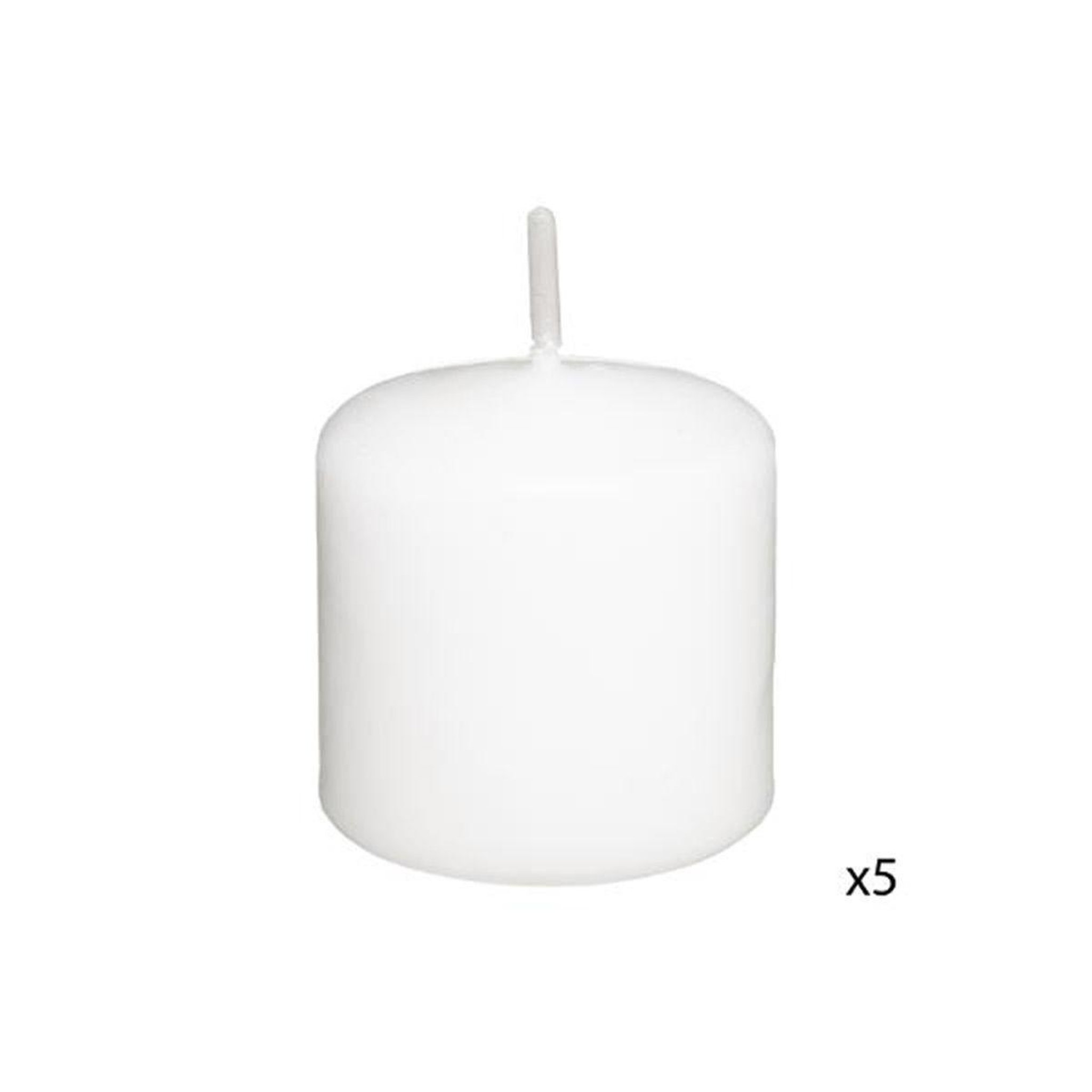 Voir la diapositive 2 : COMPTOIR DE LA BOUGIE Coffret 21 bougies  3 formats  20cm blanc