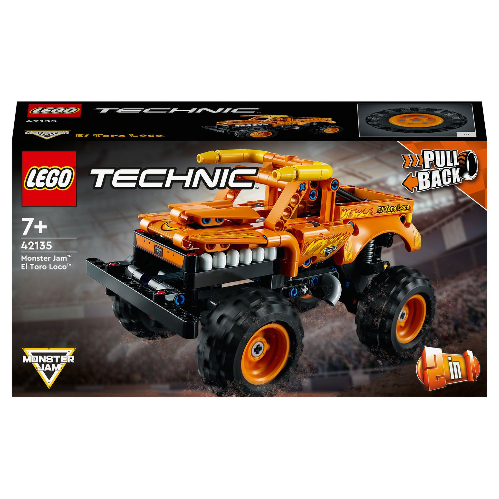 LEGO Technic 42135 Monster Jam El Toro Loco Voiture Jouet pour Enfants dès 7 Ans