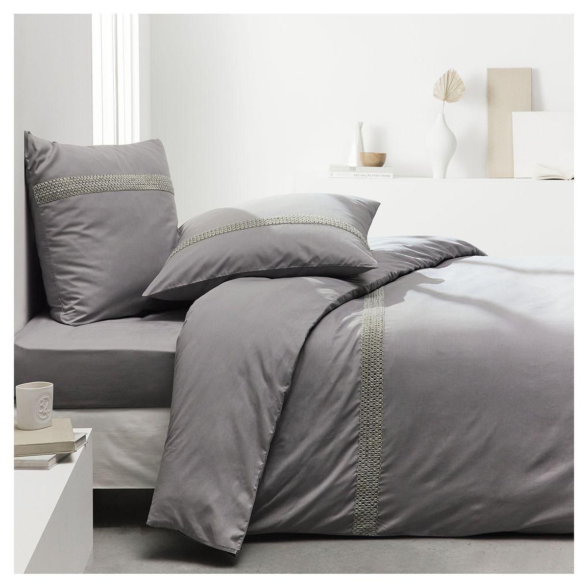 TODAY Drap Housse uni en Percale de coton 