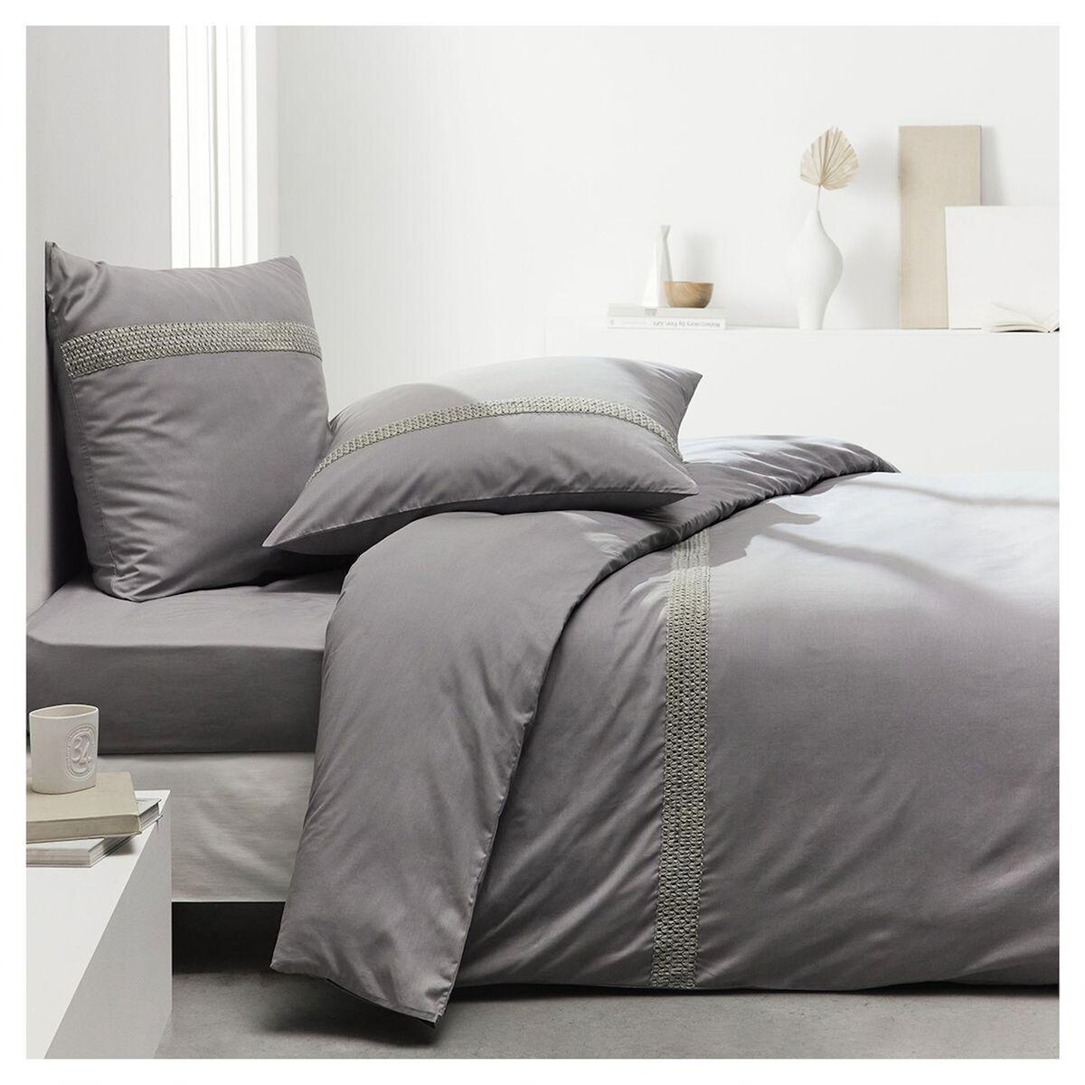 TODAY Drap Housse uni en Percale de coton 