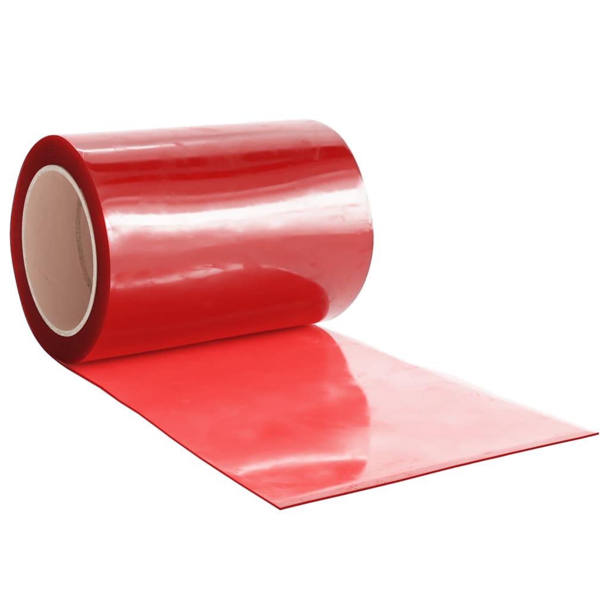 Voir la diapositive 4 : VIDAXL Rideau de porte rouge 300 mmx2,6 mm 10 m PVC