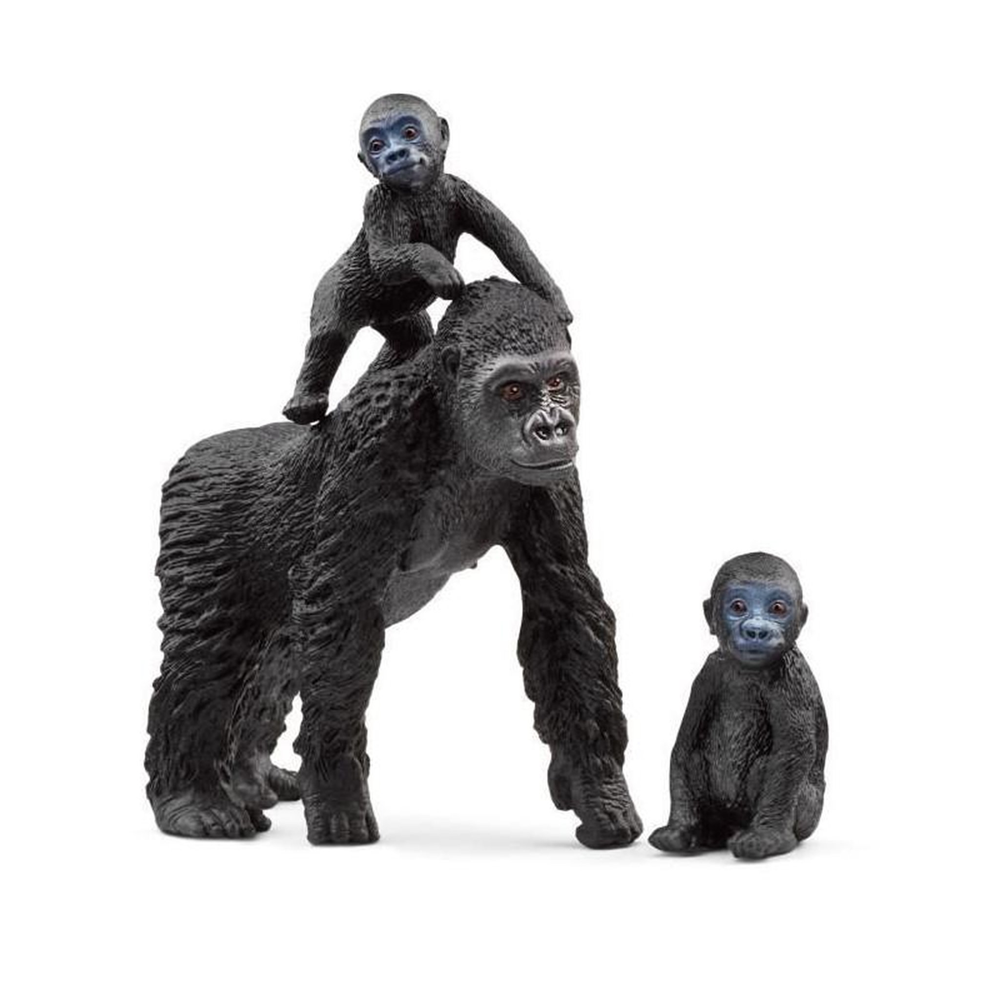Voir la diapositive 1 : Schleich SCHLEICH - Famille de Gorilles des Plaines - 42601 - Gamme : Wild Life