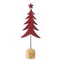 Voir la diapositive 1 : Paris Prix Sapin de Noël Déco sur Pied  Étoile  49cm Rouge