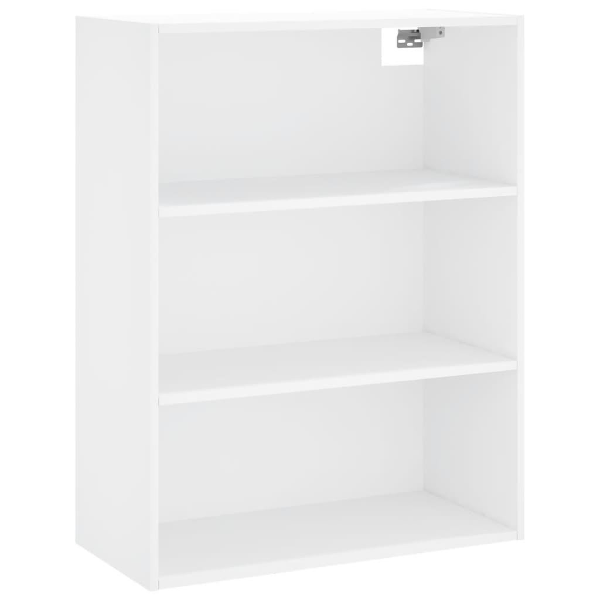 Voir la diapositive 5 : VIDAXL Buffet haut Blanc 69,5x34x180 cm Bois d'ingenierie