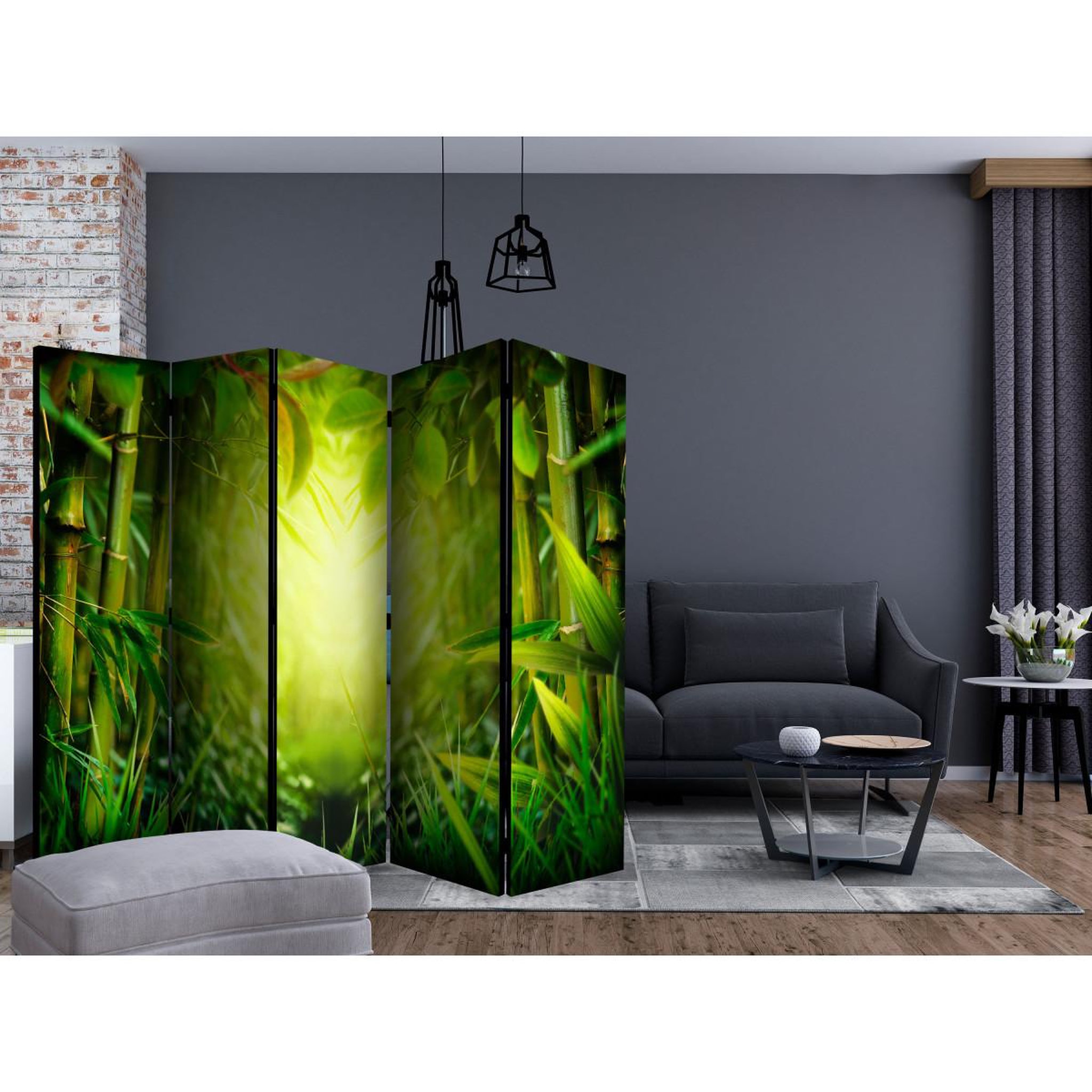 Voir la diapositive 2 : Paris Prix Paravent 5 volets  forest fairy  172x225cm