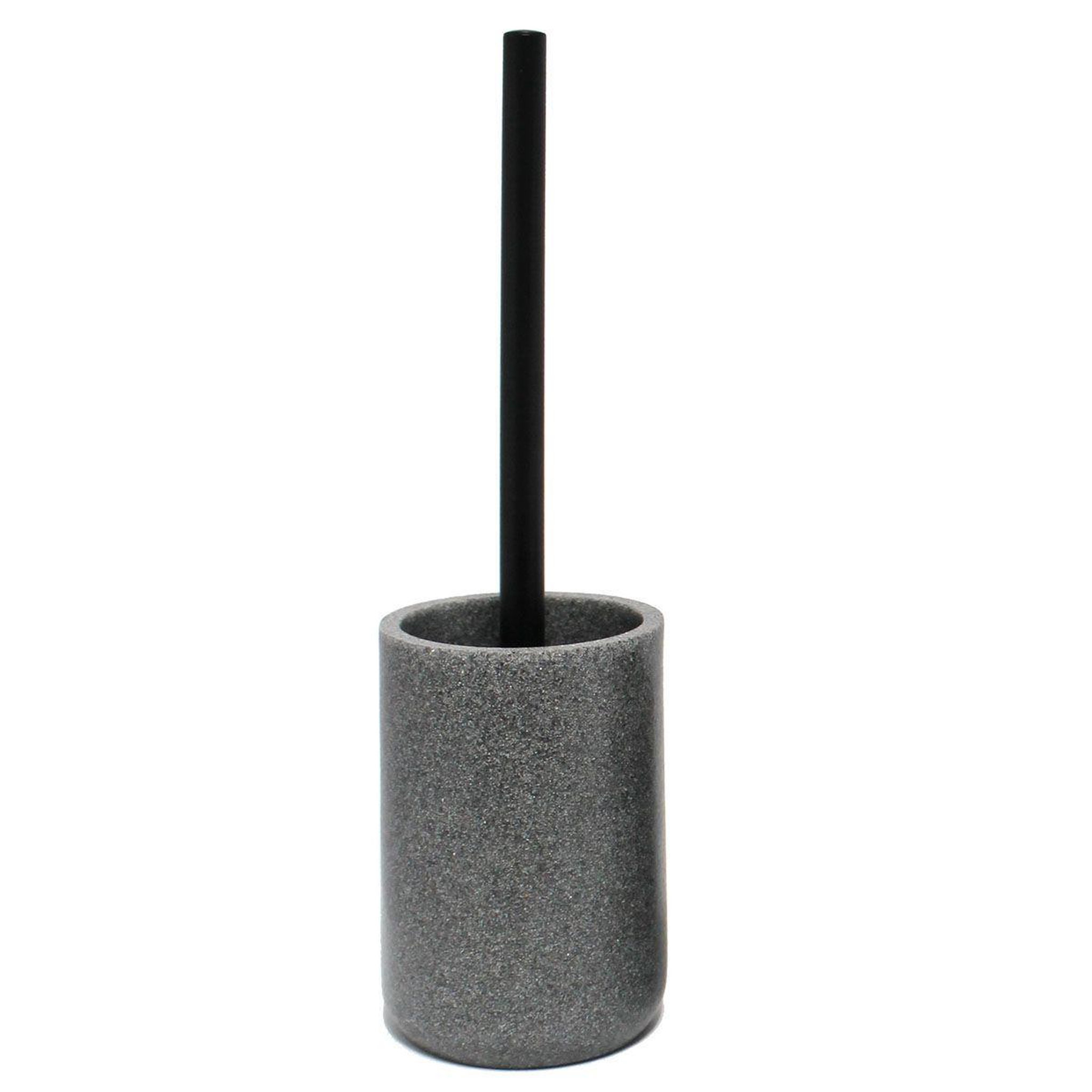 Douceur d'Intérieur Brosse wc design  granite  40cm gris