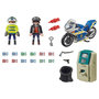 Voir la diapositive 2 : PLAYMOBIL 70572 - City Action - Police policier avec moto et voleur