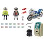 Voir la diapositive 2 : PLAYMOBIL 70572 - City Action - Police policier avec moto et voleur